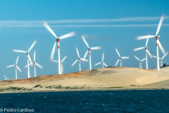 Wind farm at Mundaú, Ceará, Brazil