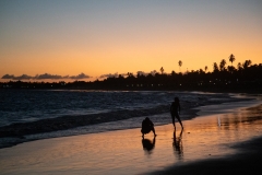 Silhouettes at sunset