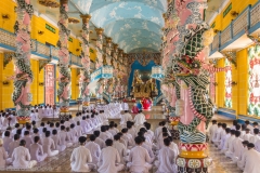 Cao Dai temple, Long Hoa, Vietnam