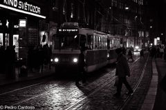 Tramm in Prague, Czech Republic